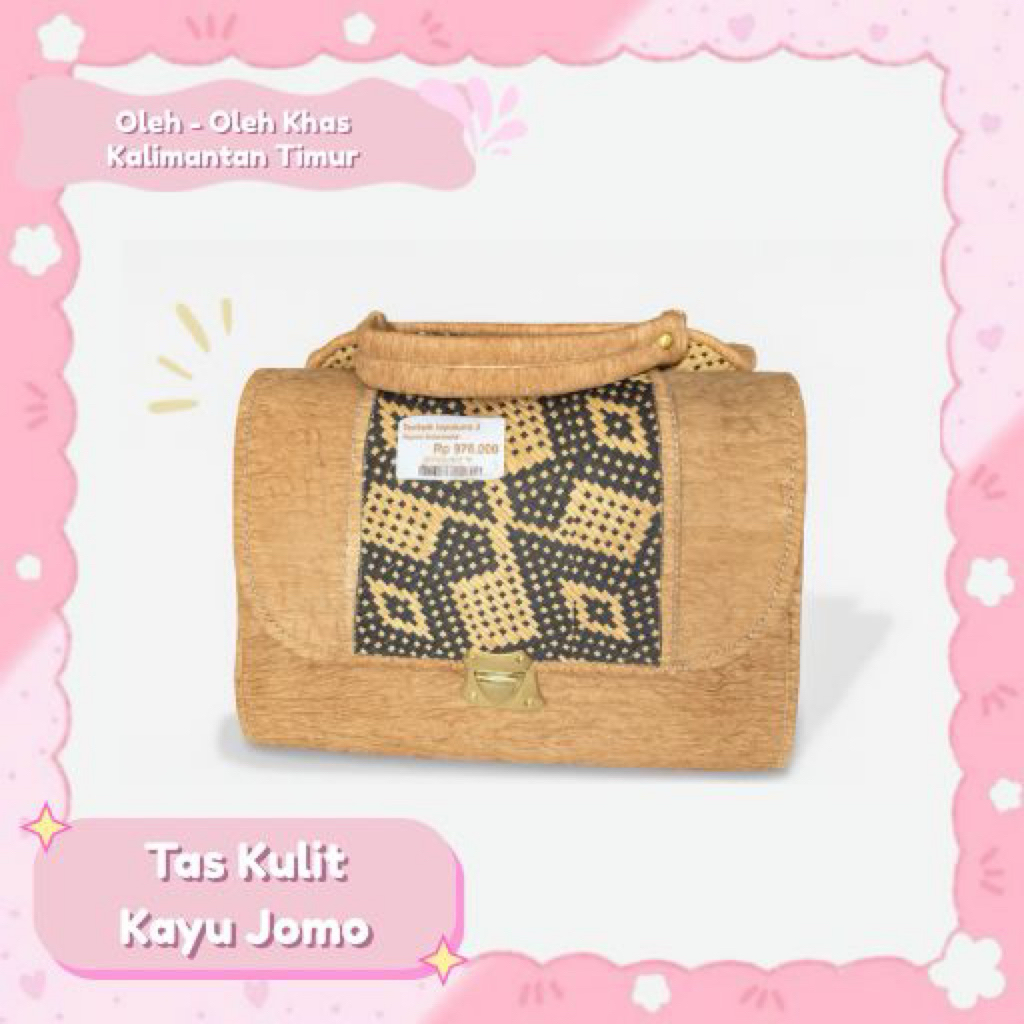 Tas Kulit Kayu Jomo Khas Kalimantan Timur