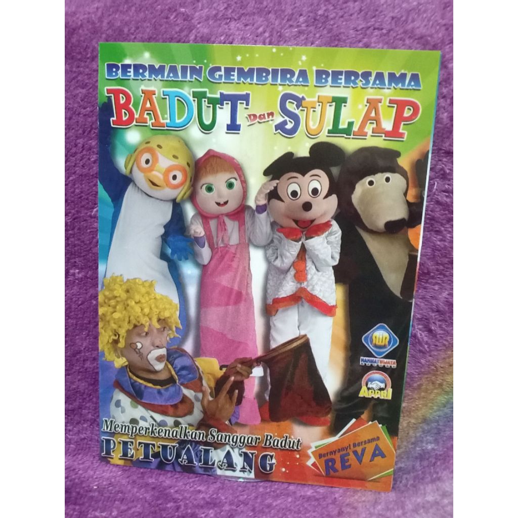 VCD BERMAIN GEMBIRA BERSAMA BADUT & SULAP