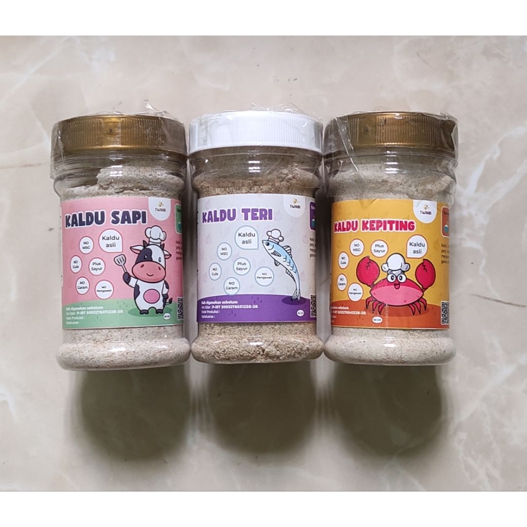 

Kaldu MPASI Superfood Sapi, Teri, Kepiting