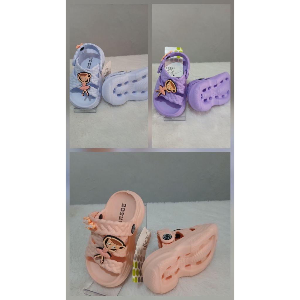 Irsoe 2507S sandal Selop Anak tali belakang Balerinna Cappucina