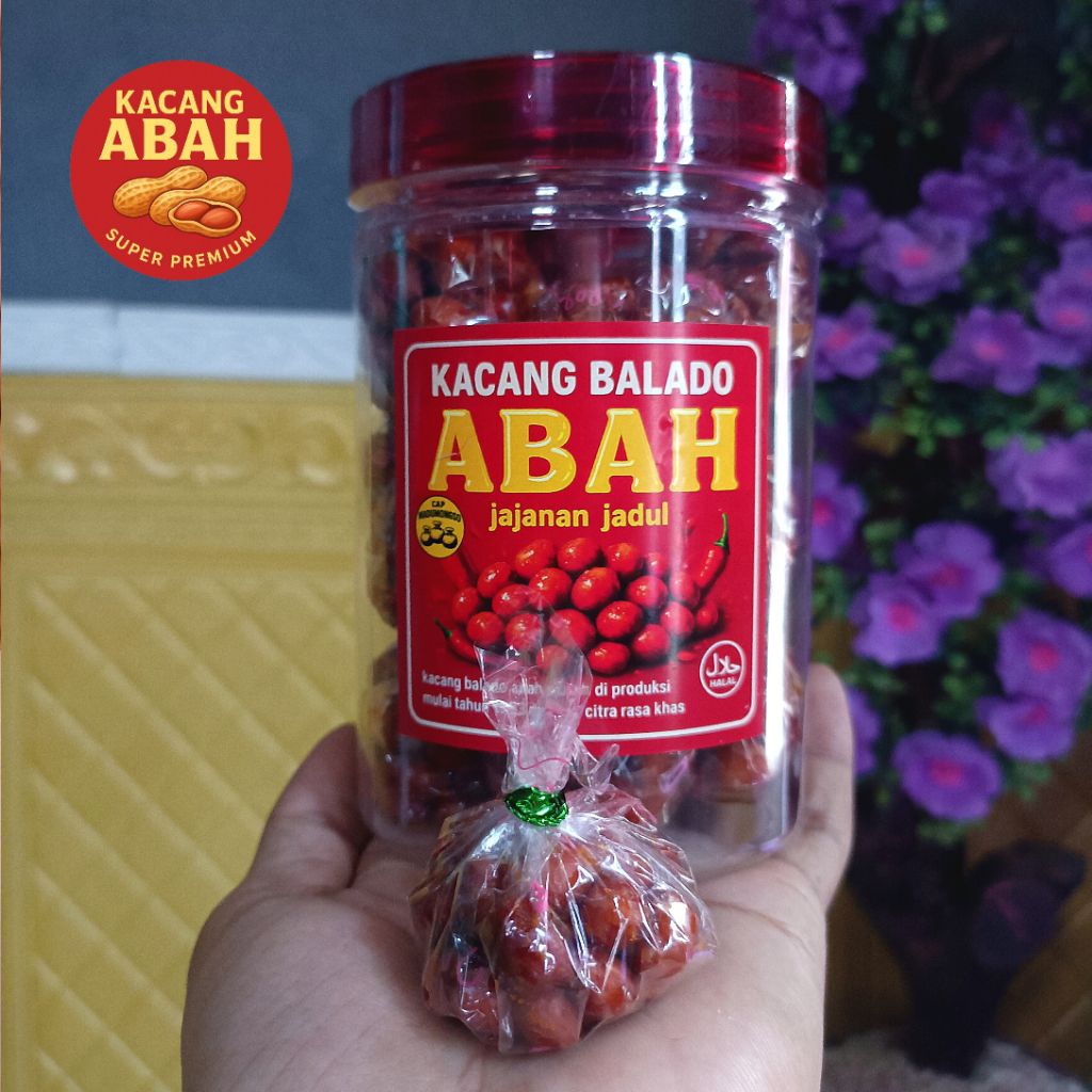 

Kacang Balado Madumongso Abah Pedas Manis Renyah