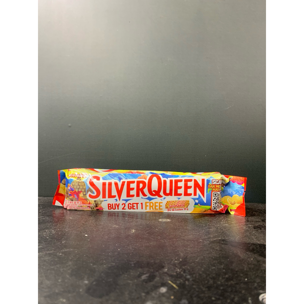 

BELI 2 GRATIS 1 SILVERQUEEN 55 gram