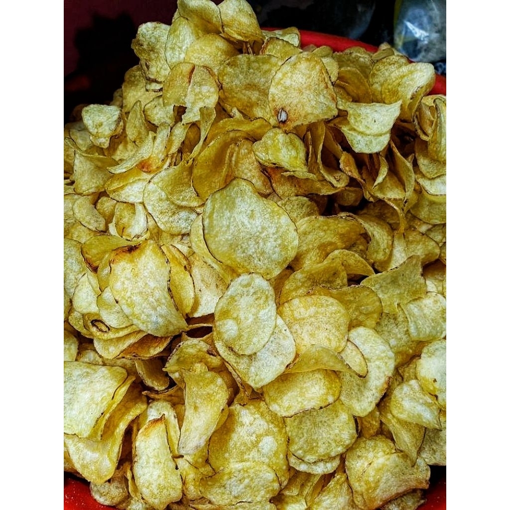 

Makanan ringan Kripik Singkong Gurih Renyah Murah 500g