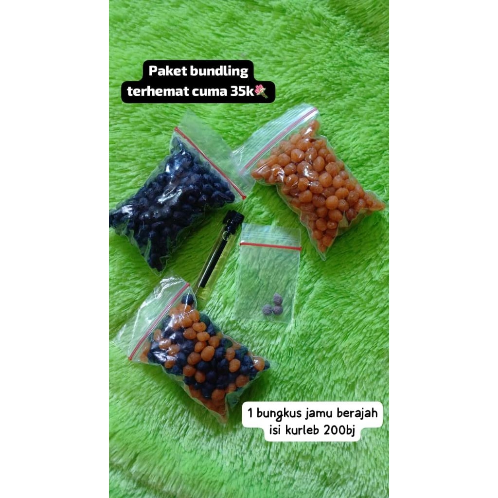 

ready paket bundling JAMU NENE + 3BIJI JAMU BARITO + PARFUM AURA 2ML