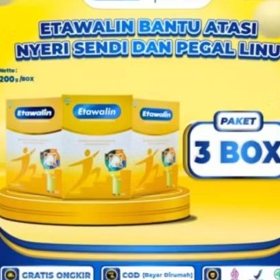 

PAKET 3 BOX SUSU ETAWALIN UNTUK TULANG DAN SENDI SERTA MAMPU MENYEMBUHKAN ASAM URAT TANPA KETERGANTUNGAN
