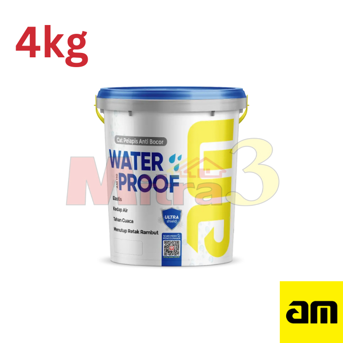 AM 110 Waterproofing 4KG / AM110 Cat Tembok Pelapis Anti Bocor 4 KG
