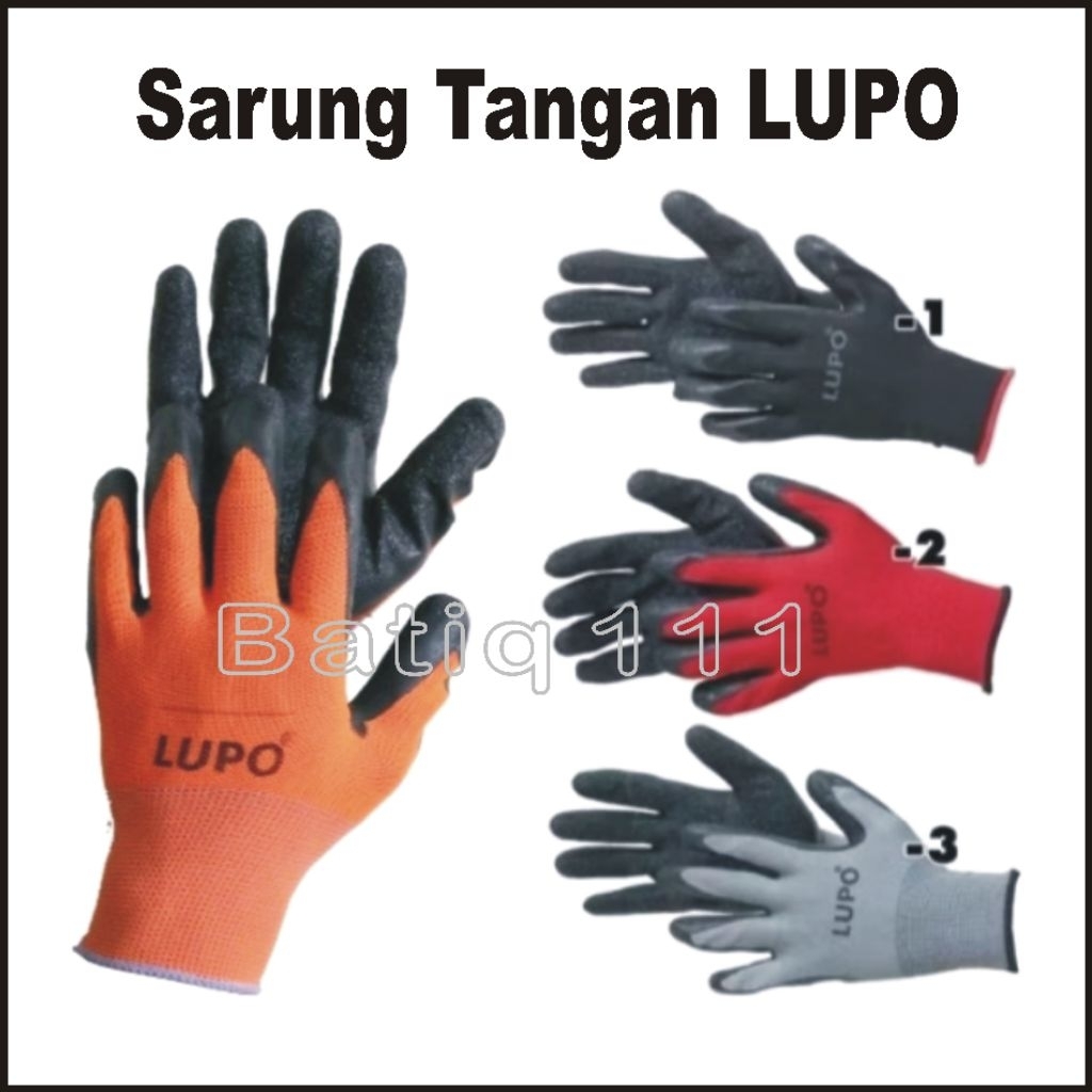 Sarung Tangan LUPO , Sarung Tangan Safety , Sarung Tangan Motor
