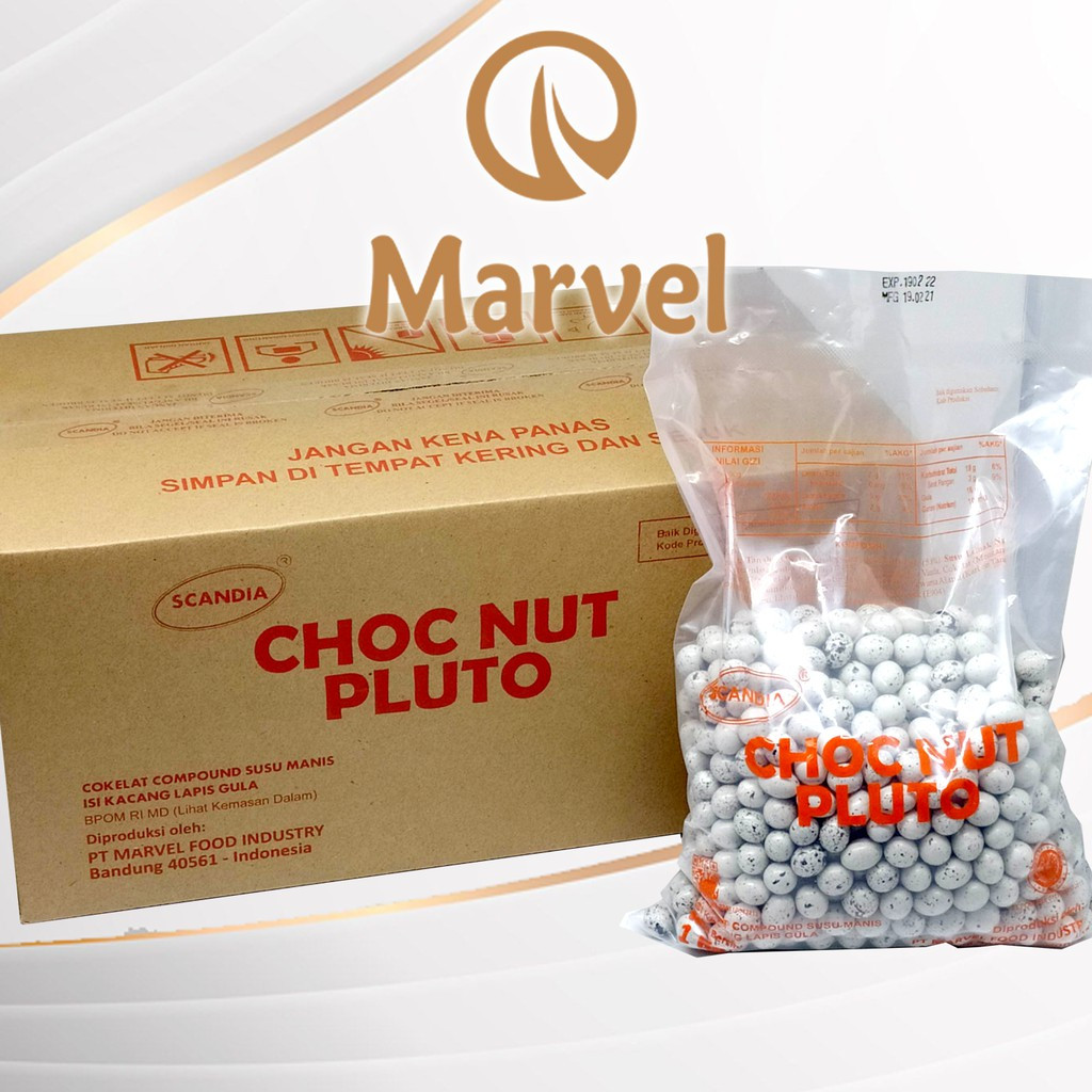 

Coklat Scandia choco nut Pluto spt lagie planet isi kacang 250gr ( ds bgr )