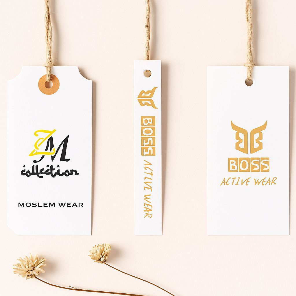 

hang tag custom tipis Artpaper 310 gsm | label nama | label baju | label murah | hangtag baju