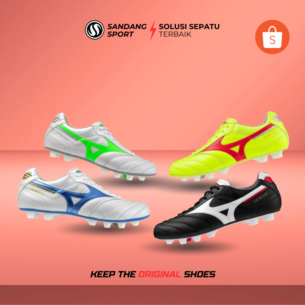SEPATU BOLA MIZUNO MORELIA II ELITE ORIGINAL