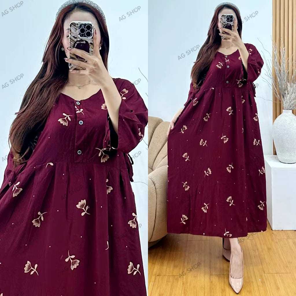 Daster Jumbo Ld 120 Daster Chibi Lengan 3/4 Daster Rayon Premium