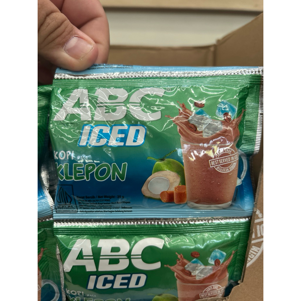 

ABC iced Kopi rasa Klepon renceng 25gram
