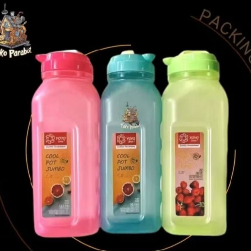 BOTOL MINUM 1800ML/ BOTOL AIR MINUM KULKAS YOYO STAR 1800ML SUPER TEBAL HARGA MURAH