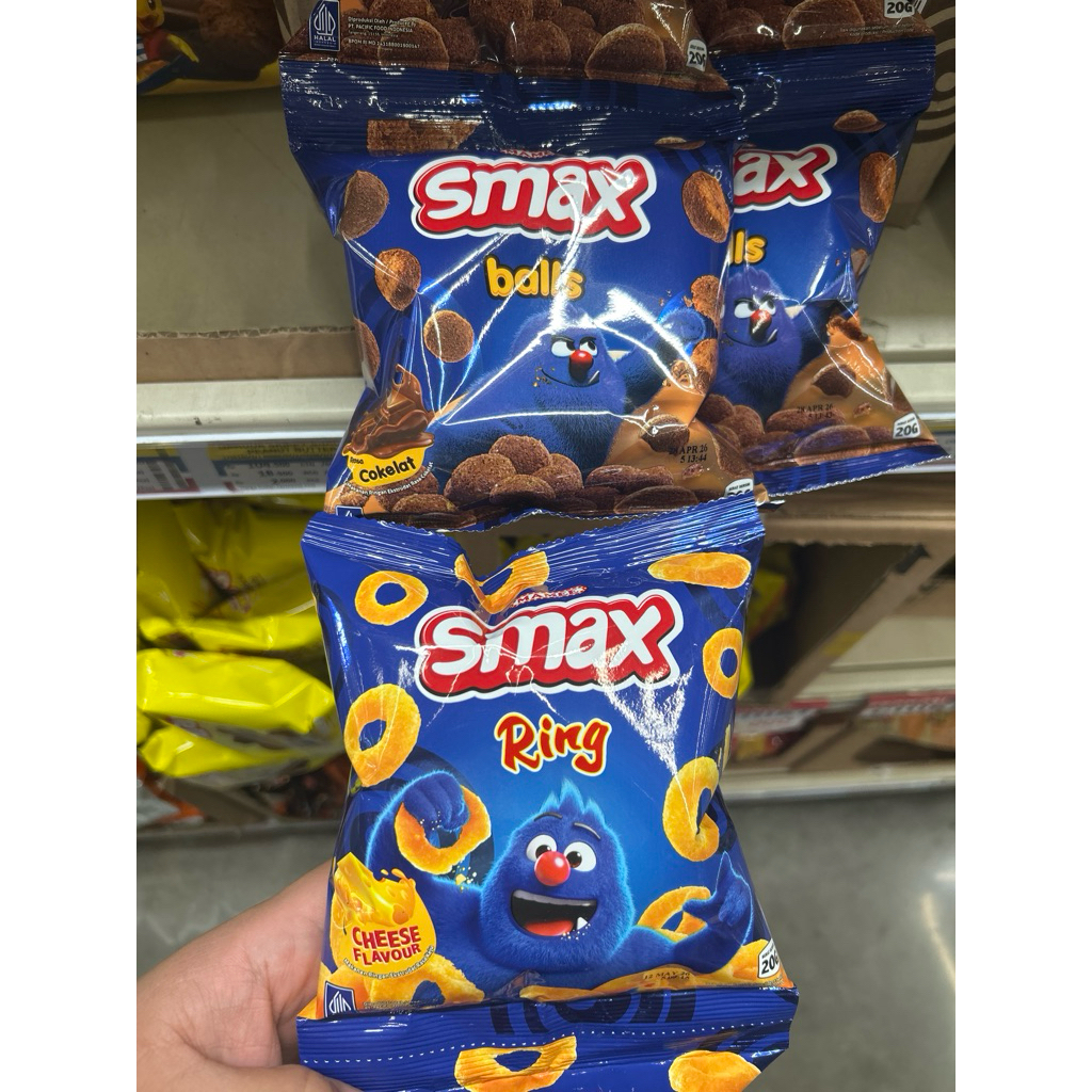 

SMAX Ring cheese / Balls choco 20gram renteng