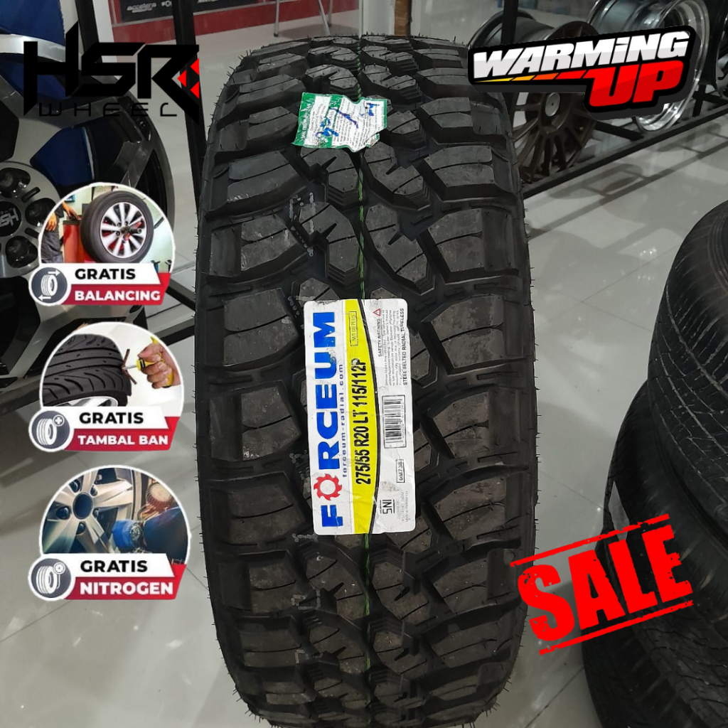 Ban Mobil Ring 20 275/55 R20 Forceum MT08 Pajero Fortuner 275 55 Ring 20 Tubles
