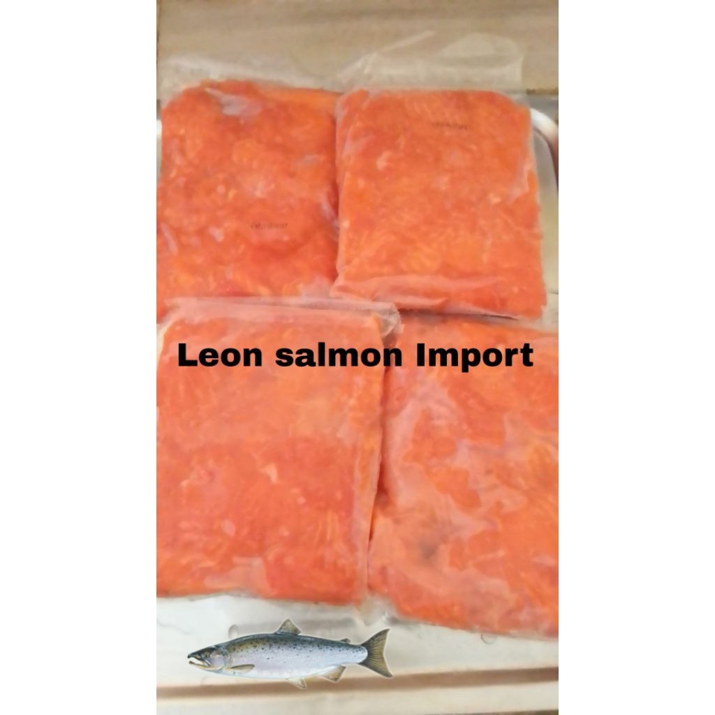 

Scrap [kerokan Meat ikan Salmon