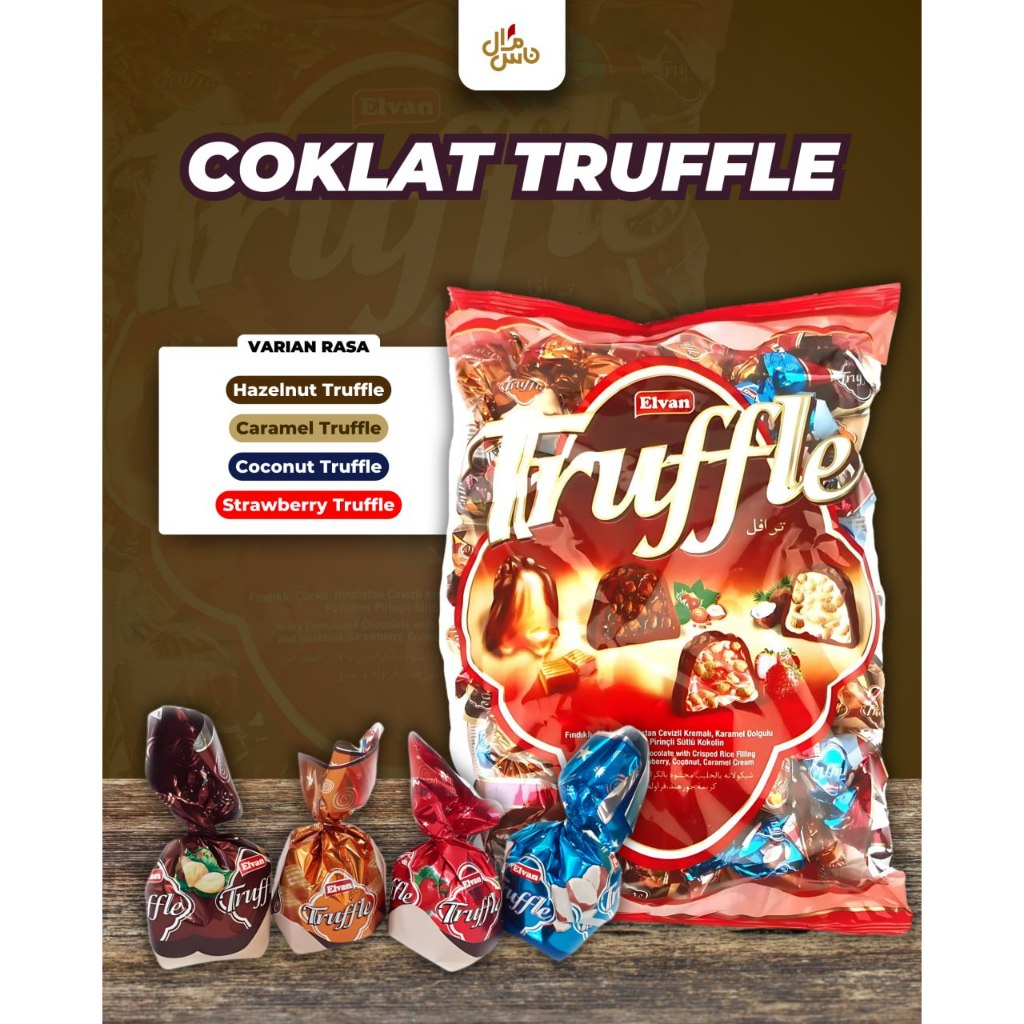 

Cokelat Elvan TRUFFLE Arab Premium Cemilan Sehat dan Oleh-Oleh Haji Umroh Kualitas Import