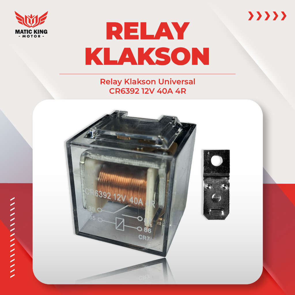 Relay Klakson Horn Kaki 4 12V 40A AMP Ampere
