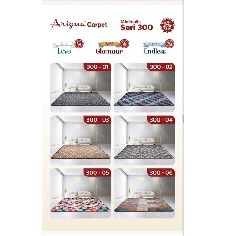 L (190X220) 19mm ROYAL KARPET ARIZONA EMBOS