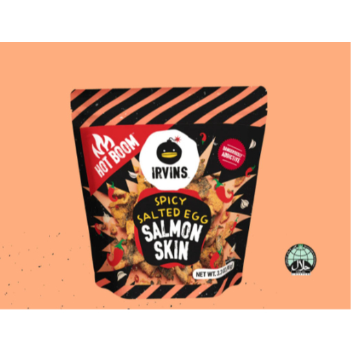 

Irvins Hot Bomb Salted Egg Salmon Skin