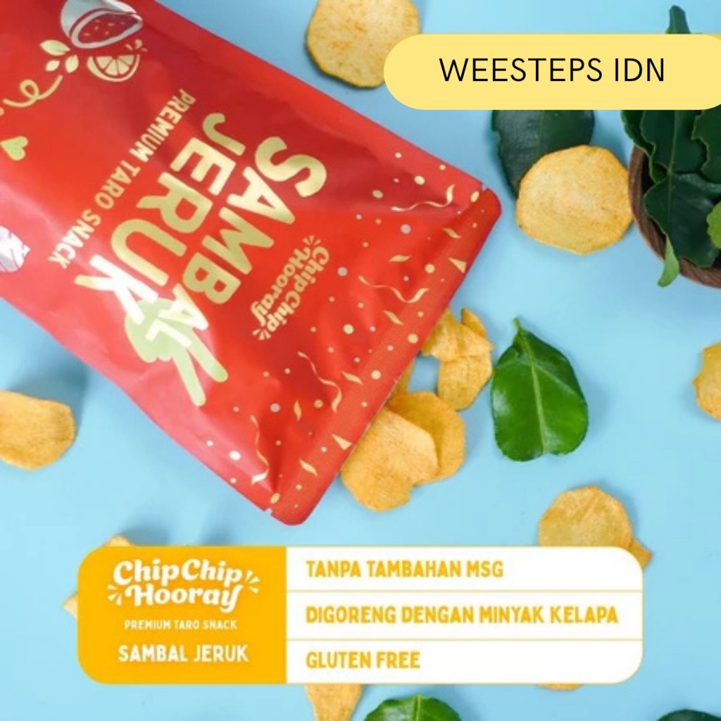 

Chip Chip Hooray Premium Taro Snack - Sambal Jeruk - 75 g