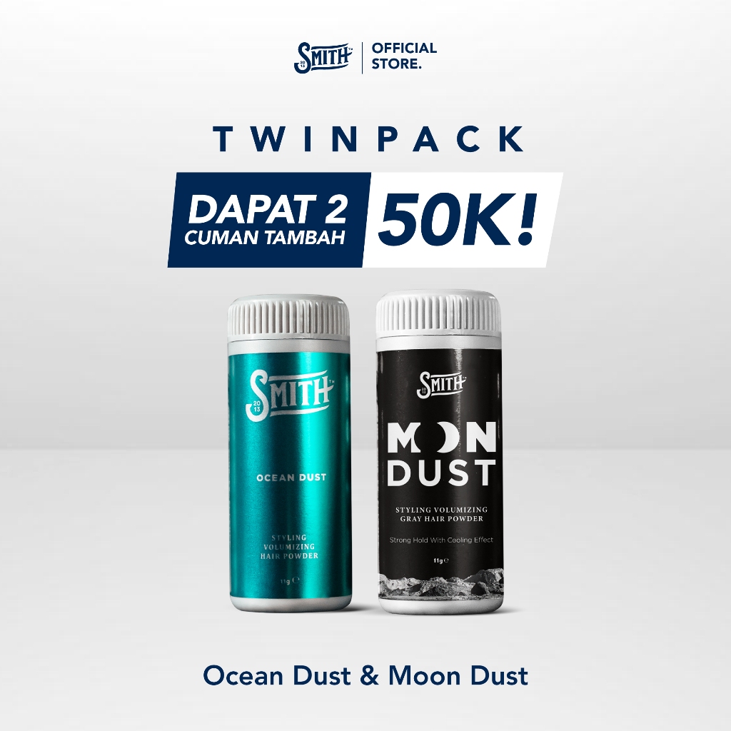Smith Men Supply - Moon Dust + Ocean Dust / Hair Powder / Pomade Bubuk