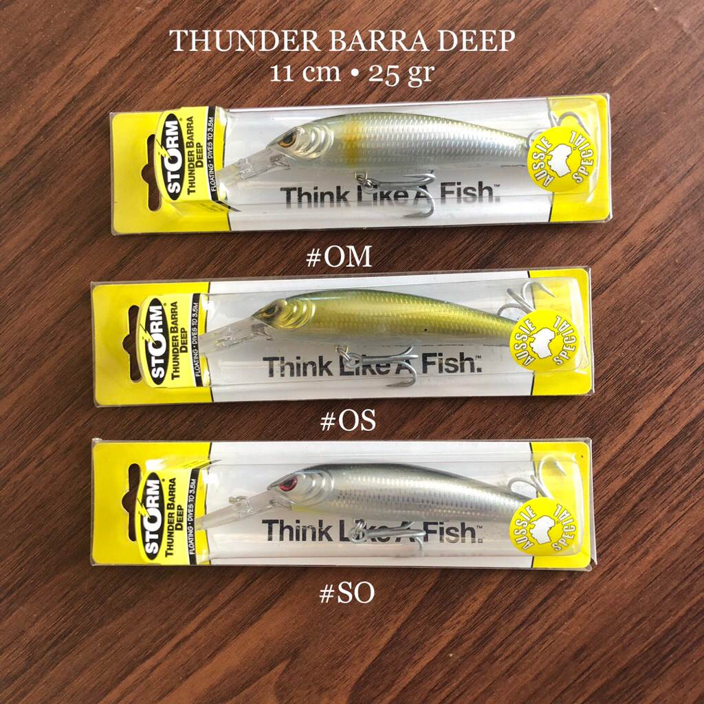 UMPAN STORM THUNDER BARRA 11cm 25gram