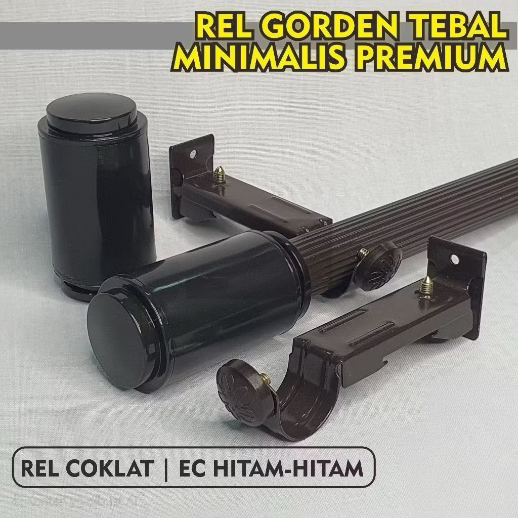 [TERBARU] batang besi gorden fullset minimalis premium super tebal tozan new design mewah elegan