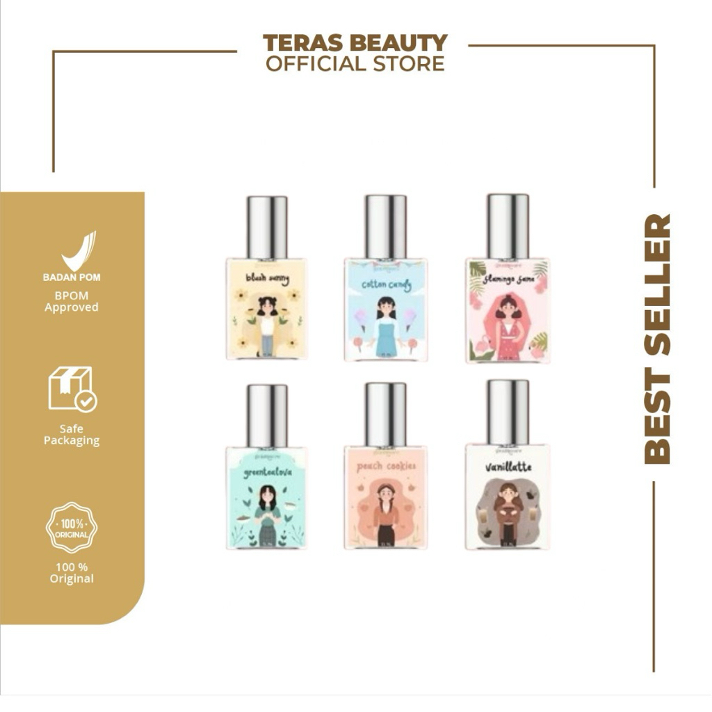 GEAMOORE-Parfum Geamoore 15 ml|Parfum Vanillatte|Parfum Peach Cookies|Parfum Murah|Parfum wangi