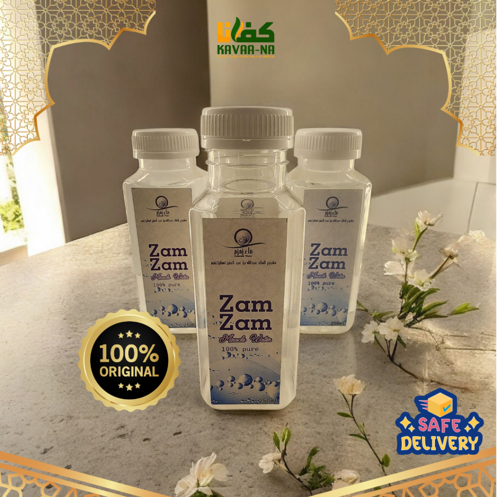 

Botol Kosong Air Zam zam 250 ML Air ZamZam Asli Oleh Oleh Haji Umroh Eksklusif