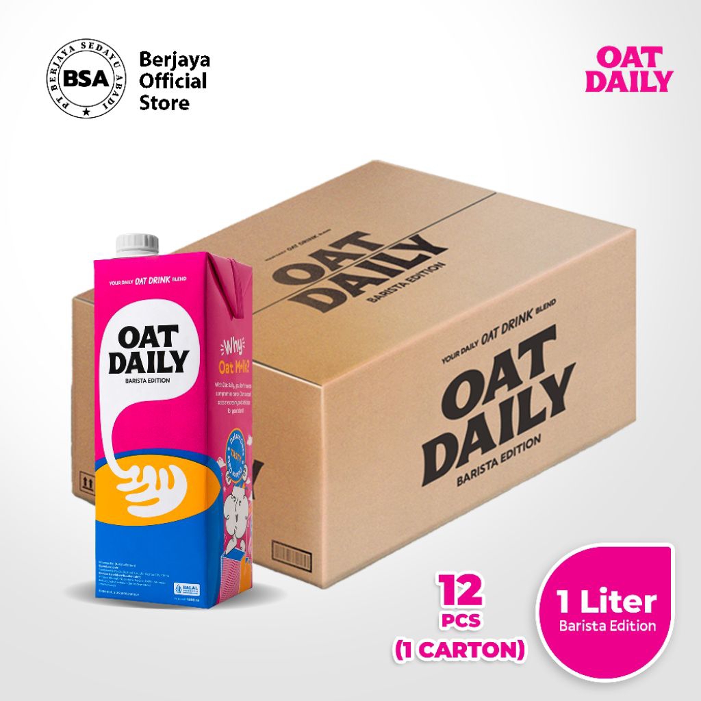 

OAT DAILY Barista Edition 1L (12pcs/1 carton) Oat Milk