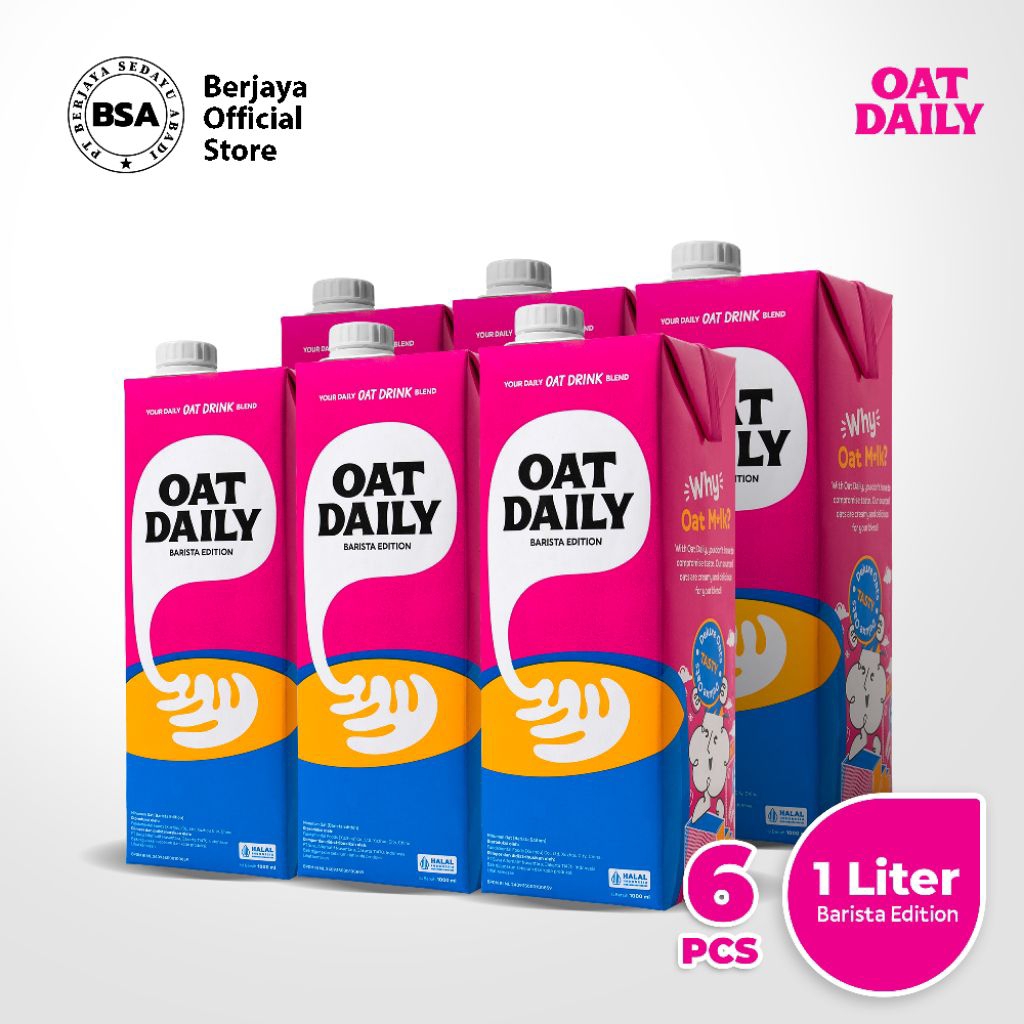 

OAT DAILY Barista Edition 1L (6pcs) Oat Milk