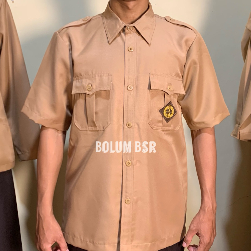 Bolum Baju pramuka SMP SMA Rapilo / Baju pramuka SMP SMA laki laki rapilo