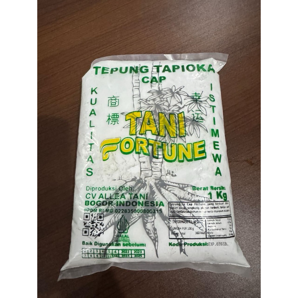

Tepung Tapioka Cap Tani Fortune