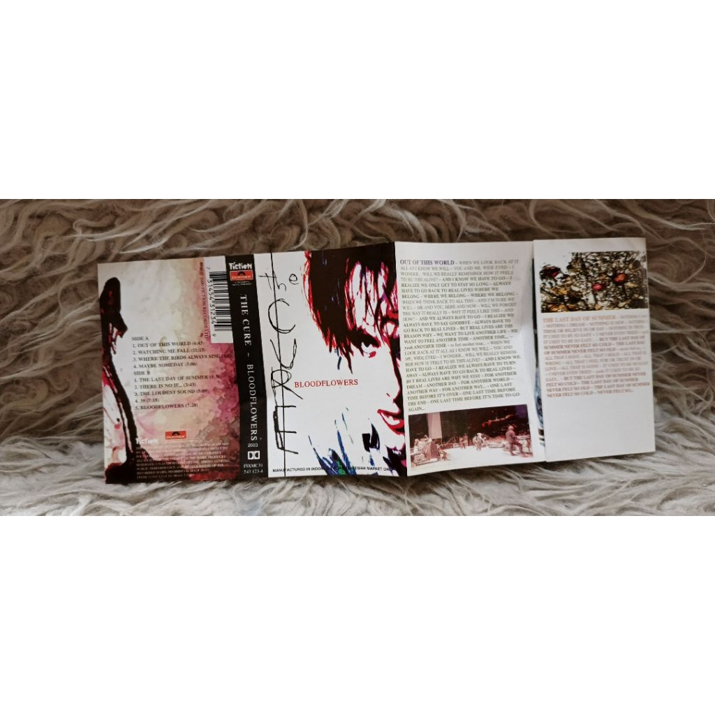 the cure bloodflowers kaset pita