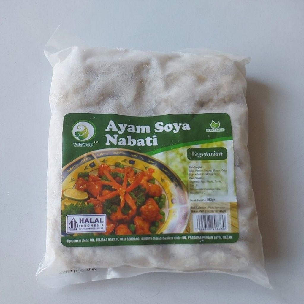 

AYAM SOYA NABATI, 450g, (FROZEN FOOD), HALAL, VEGAN, VEGOOD