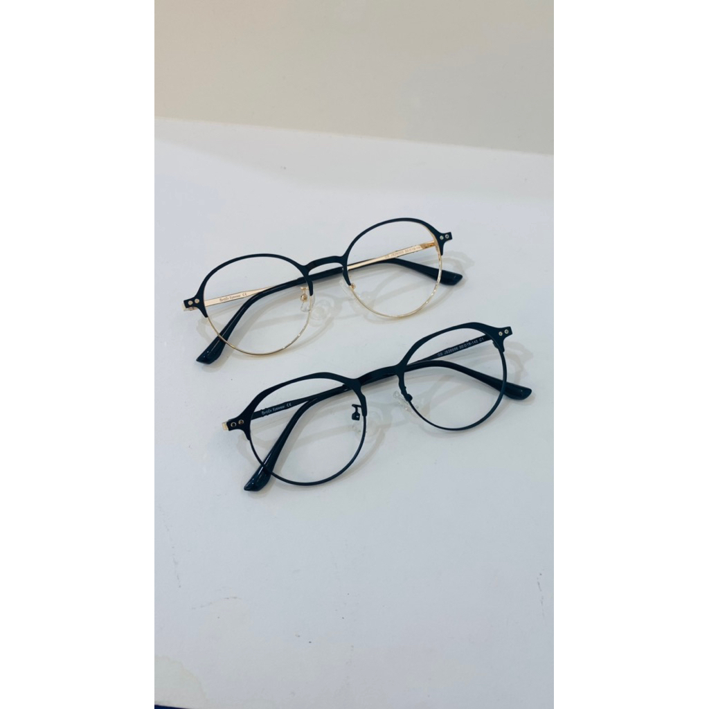 Xilau Eyewear Frame Bulat Unisex Titanium 26006