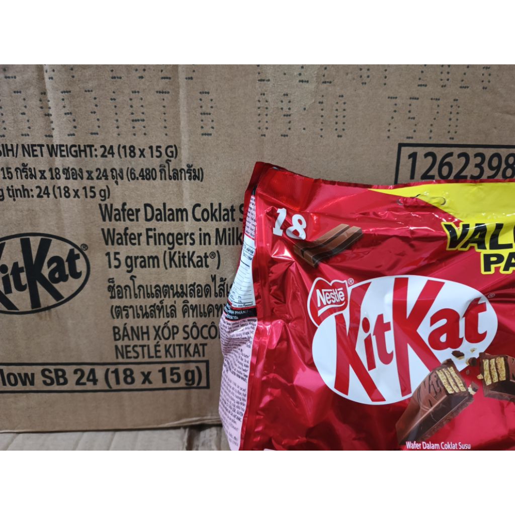

Kit Kat Coklat 18 Value Pack 24 Pek