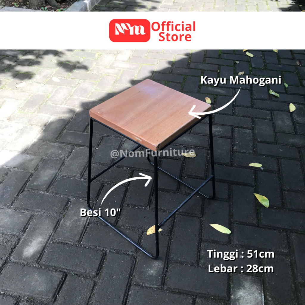 Kursi Cafe Bangku Cafe Bar Kopi Kayu Outdoor Taman Aesthetic