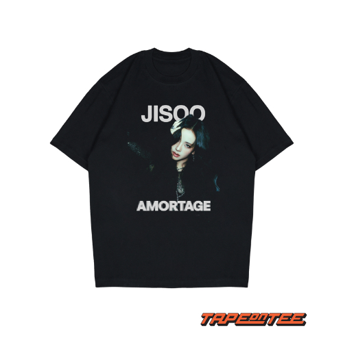 KAOS JISOO AMORTAGE OVERSIZE / COTTON 24S / KAOS BAND / KAOS MUSIK / JISOO BLACKPINK
