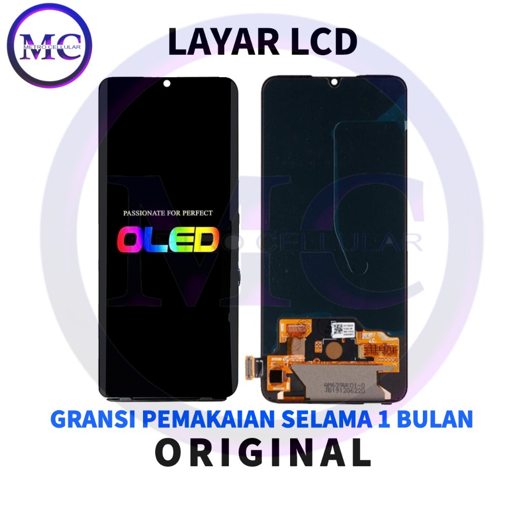 LCD XIAOM1 MI9 LITE / MI 9 LITE OLED BLACK /MI CC9 (FINGERPRINT)