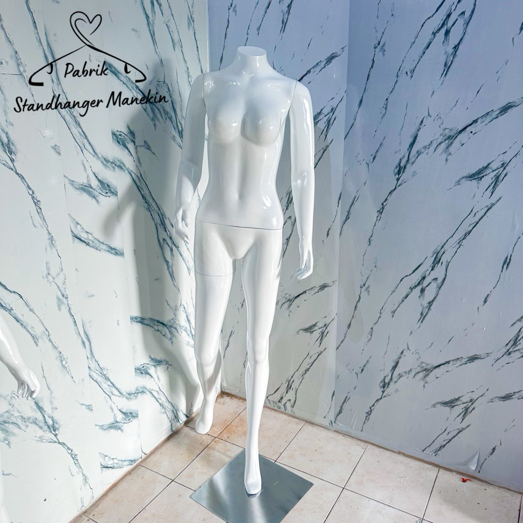 Manekin full body | Patung full badan Tanpa Kepala | Manekin Justbe Jari Biasa | Manekin fiber baju 
