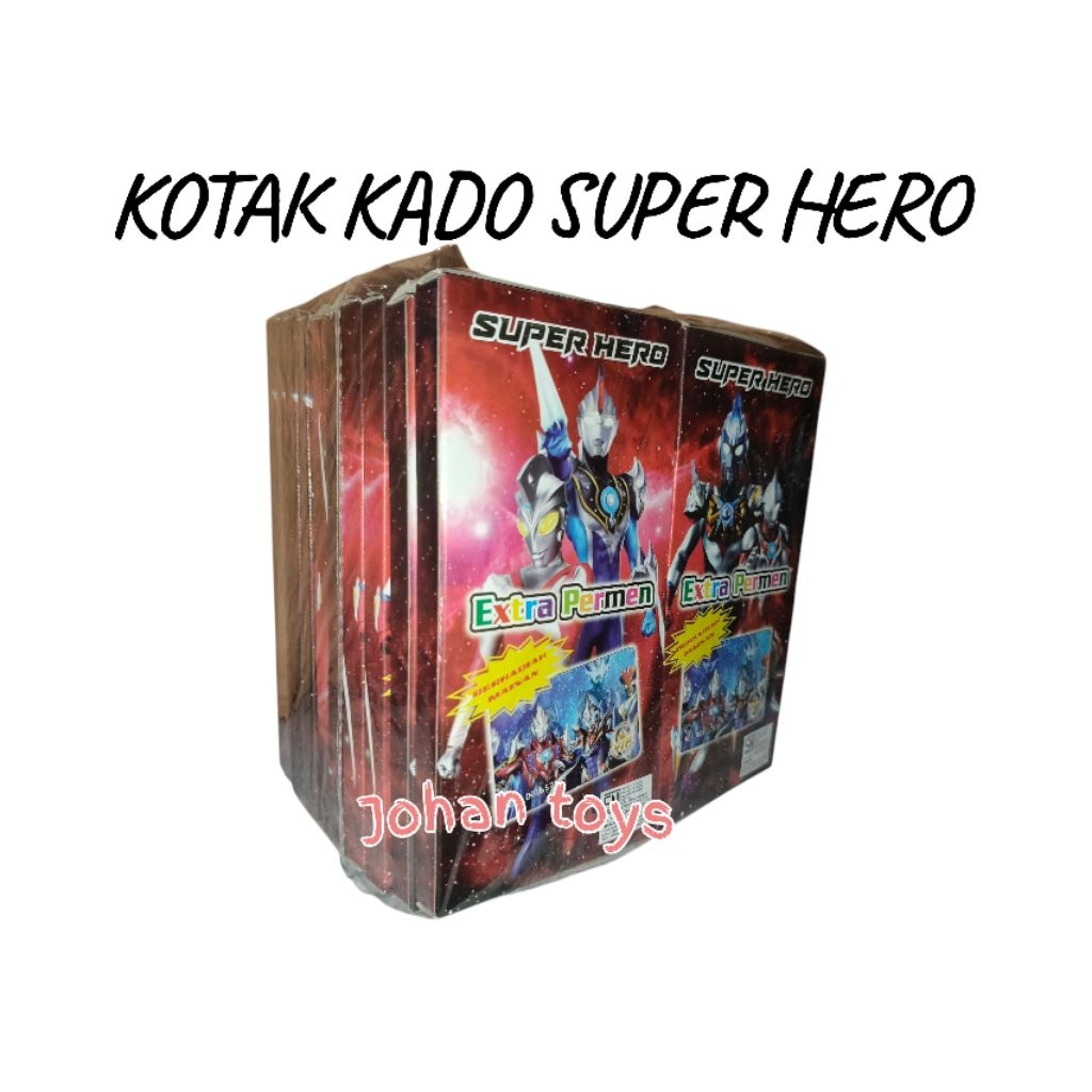 

20 PCS KOTAK KADO SUPER HERO