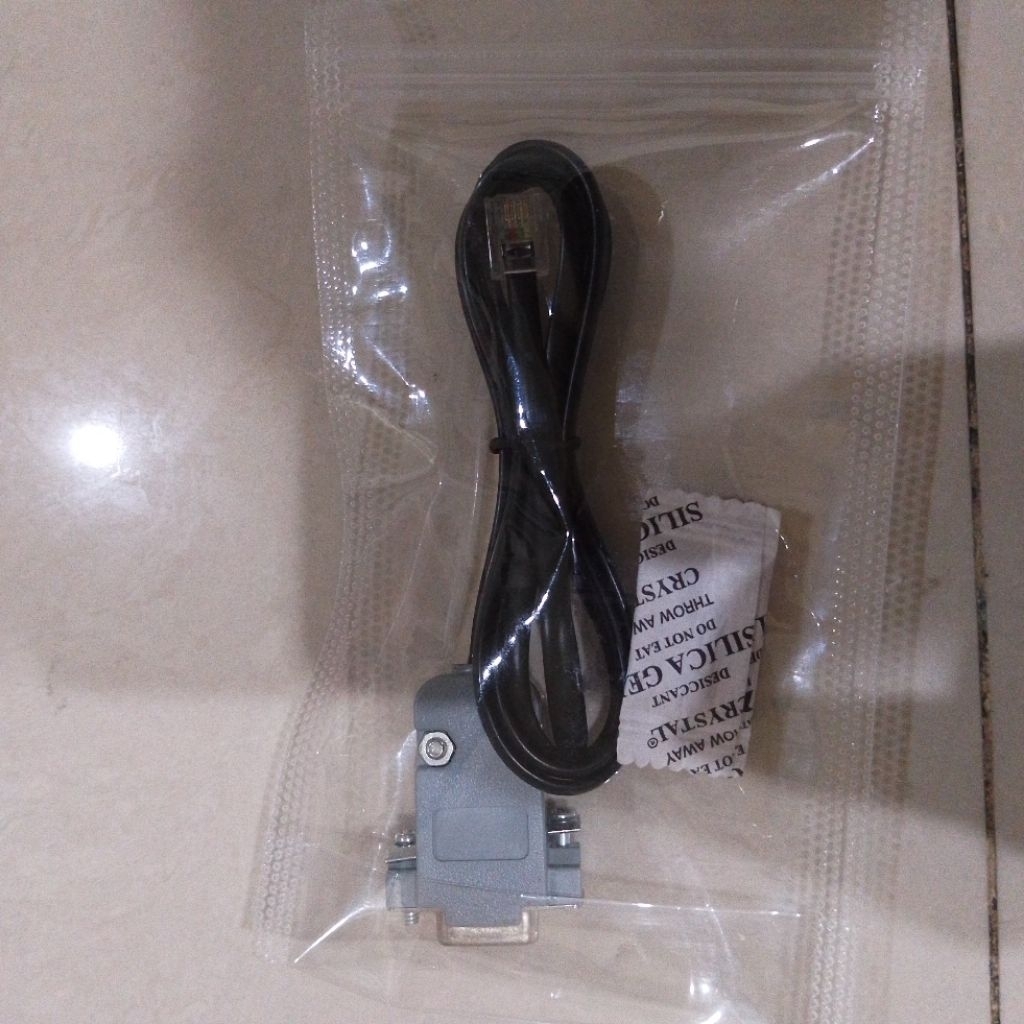 Kabel Konsol Serial RS232 DB9 Female to RJ11 6P4C
