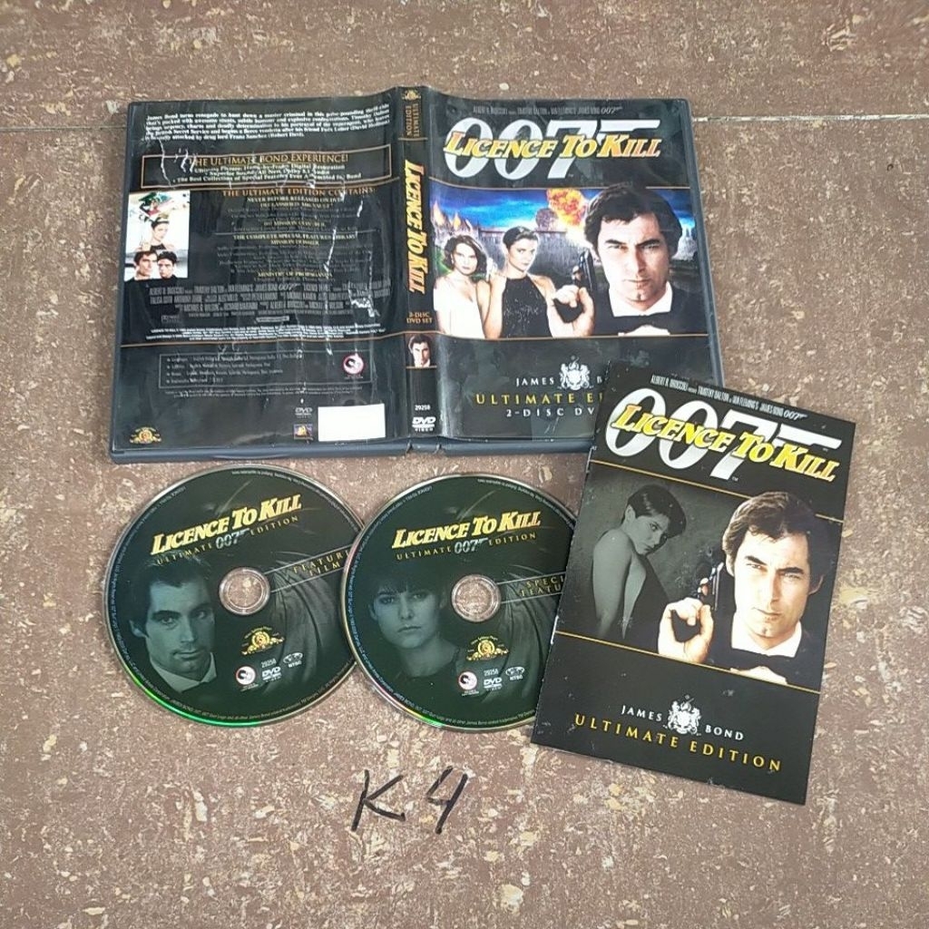 Dvd OO7 James Bond lincence to kill