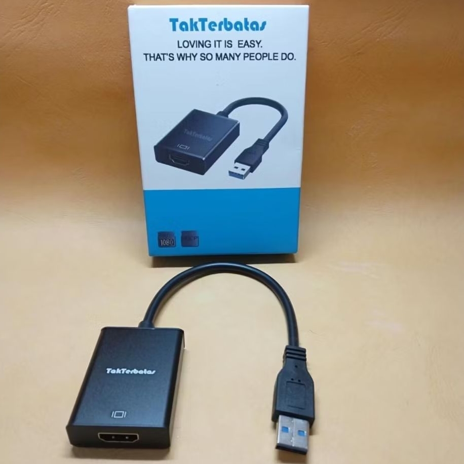 USB to HDMI Converter Adapter Cable USB3.0 Male to HDMI Female