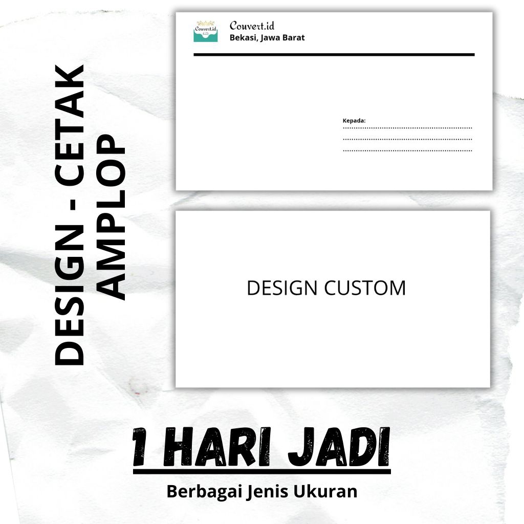 

Design - Cetak Amplop Berbagai Ukuran 1 Hari Jadi