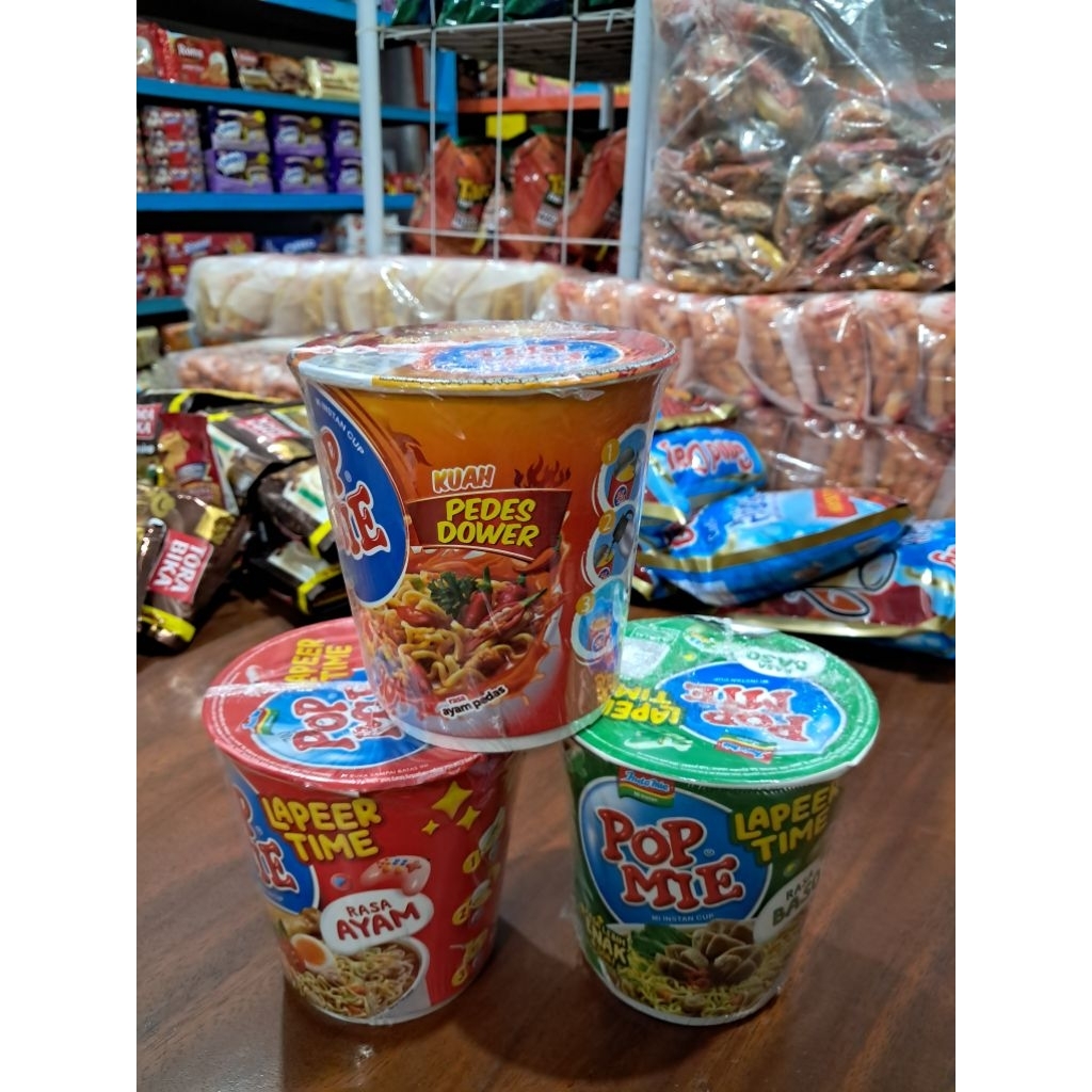 

Pop mie Baso | Pop mie rasa ayam | Pedas Dower @75g