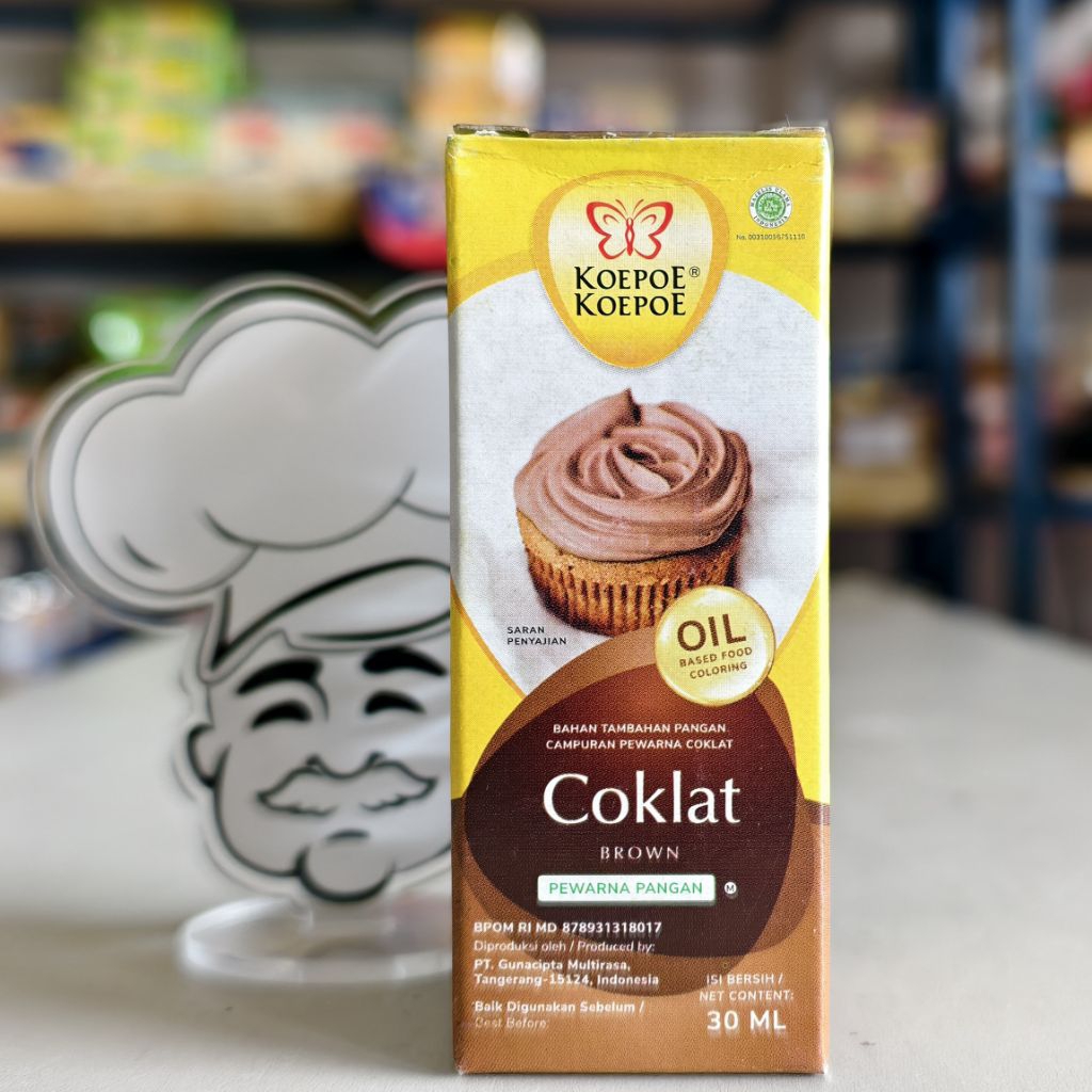 

Koepoe Pewarna Cokelat Oil Base 30Ml / Koepoe Oil Base Coklat 30Ml / Koepoe Coklat Oil Based