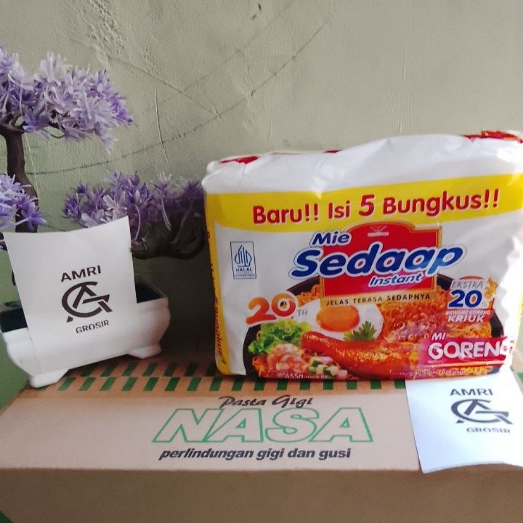 

MIE INSTAN SEDAAP GORENG ISI 5 BUNGKUP EXP LAMA
